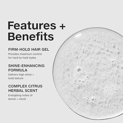 Paul Mitchell Super Clean Sculpting Gel, Firm Hold, Maximum Control + Shine, For All Hair Types