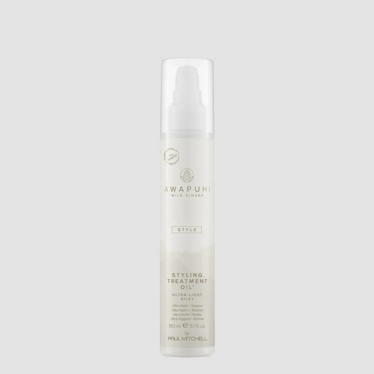 Awapuhi Wild Ginger by Paul Mitchell Styling Treatment Oil, Dry-Touch, Leave-In Formula, For All Hair Types