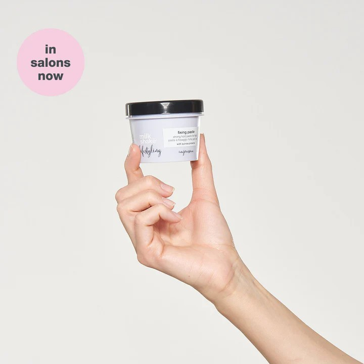 Milk_Shake Lifestyling Fixing Paste model holding jar