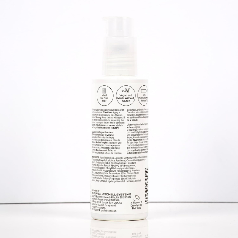Paul Mitchell Extra-Body Thicken Up Styling Liquid, Lightweight Formula, Adds Fullness, For Fine Hair, 5.1  oz