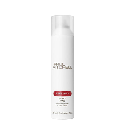 Paul Mitchell Spray Wax, Pliable Texture, Satin Finish, For All Hair Types, Especially Fine to Medium, 7.5 oz