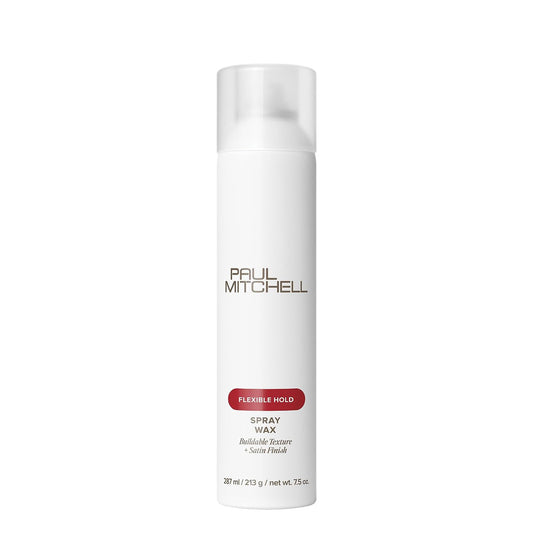 Paul Mitchell Spray Wax, Pliable Texture, Satin Finish, For All Hair Types, Especially Fine to Medium, 7.5 oz
