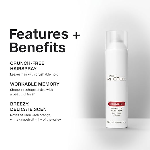 Paul Mitchell Worked Up Working Hairspray